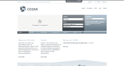 Desktop Screenshot of cedar.nl
