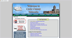 Desktop Screenshot of co.cedar.ne.us