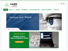Tablet Screenshot of cedar.it